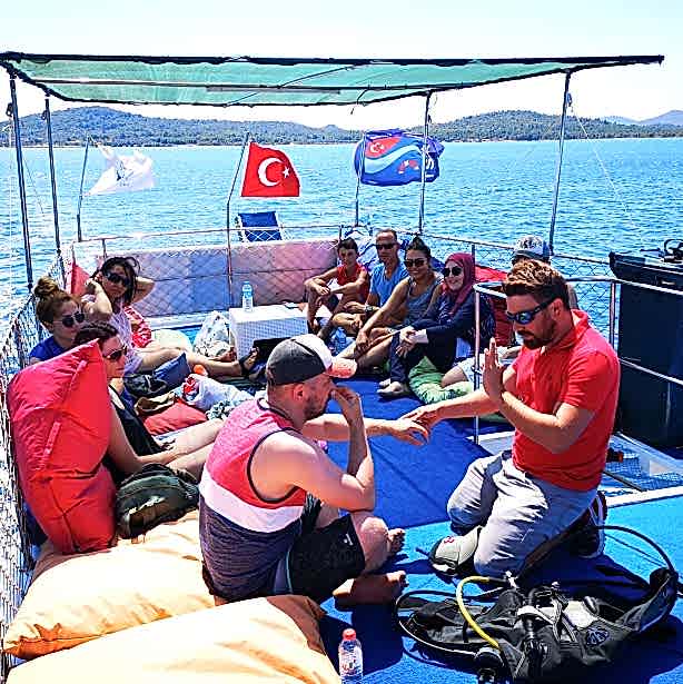 deneme dalışı brifingi